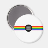 Aimant Drapeau des droits gays (Recto/Verso)