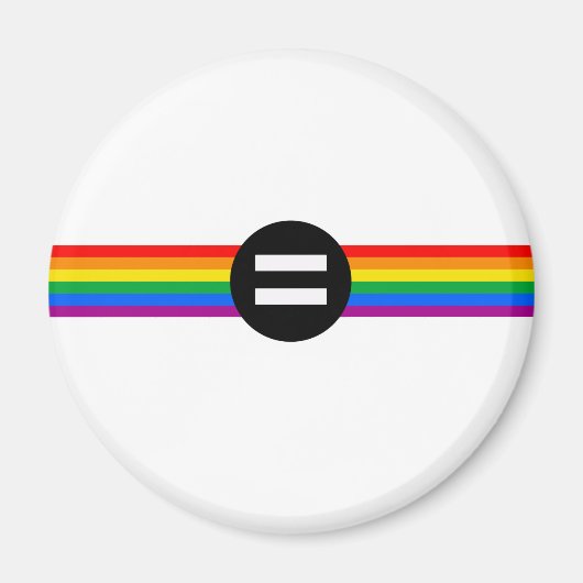 Aimant Drapeau des droits gays (Devant)
