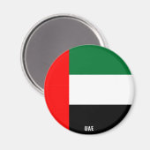 Aimant Drapeau des Émirats Arabes Unis, charme de l'aiman (Recto/Verso)