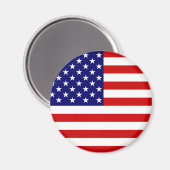 Aimant Drapeau des États-Unis (Recto/Verso)