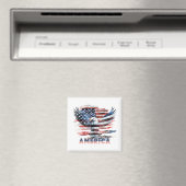 Aimant Drapeau des États-Unis. Amérique (In Situ (Lave-vaisselle))