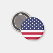 Aimant Drapeau des États-Unis d'Amérique (Recto/Verso)
