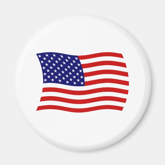 Aimant Drapeau des États-Unis d'Amérique (Devant)