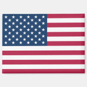 Aimant Drapeau des États-Unis d'Amérique rectangle patrio (Recto)