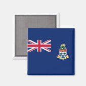 Aimant Drapeau des îles Caïmans (Recto/Verso)