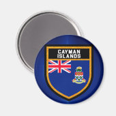 Aimant Drapeau des îles Caïmans (Recto/Verso)
