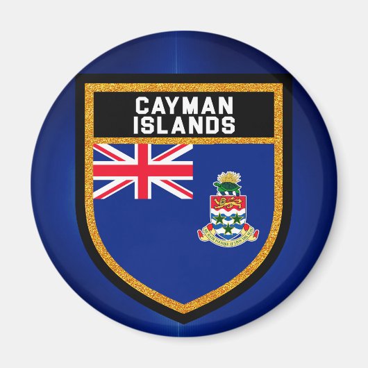 Aimant Drapeau des îles Caïmans (Devant)