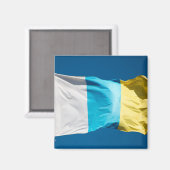 Aimant Drapeau des îles Canaries (Recto/Verso)