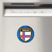 Aimant Drapeau des îles Féroé (In Situ (Lave-vaisselle))