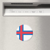 Aimant Drapeau des îles Féroé FO (In Situ (Lave-vaisselle))