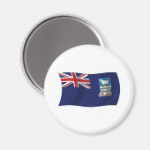 Aimant Drapeau des Îles Malouines (Recto/Verso)