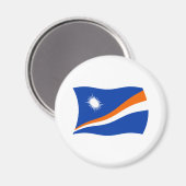 Aimant Drapeau des Îles Marshall (Recto/Verso)