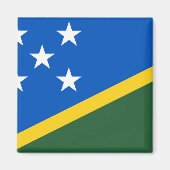 Aimant Drapeau des Îles Salomon (Devant)