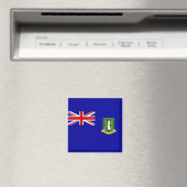 Aimant Drapeau des îles Vierges britanniques (In Situ (Lave-vaisselle))