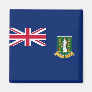 Aimant Drapeau des îles Vierges britanniques (BVI)