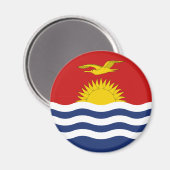 Aimant Drapeau des Kiribati (Recto/Verso)