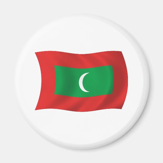 Aimant Drapeau des Maldives (Devant)