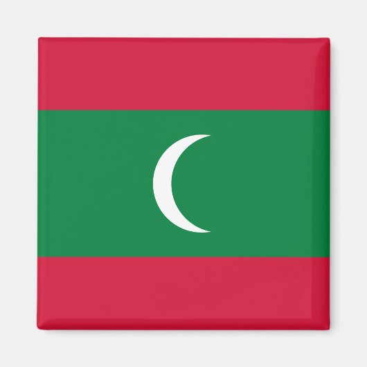 Aimant Drapeau des Maldives (Devant)