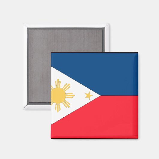 Aimant Drapeau des Philippines (Recto/Verso)