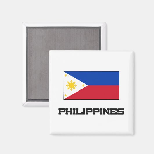 Aimant Drapeau des Philippines (Recto/Verso)