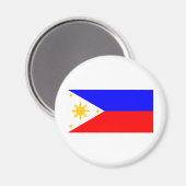 Aimant drapeau des Philippines (Recto/Verso)
