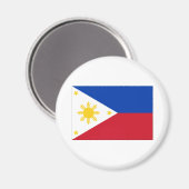 Aimant Drapeau des Philippines (Recto/Verso)