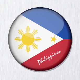 Aimant Drapeau des Philippines et Manille - Amateurs de v