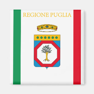 Aimant Drapeau des Pouilles (Italie)