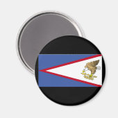 Aimant Drapeau des Samoa américaines (Recto/Verso)