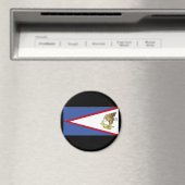 Aimant Drapeau des Samoa américaines (In Situ (Lave-vaisselle))