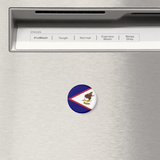 Aimant Drapeau des Samoa américaines (In Situ (Lave-vaisselle))