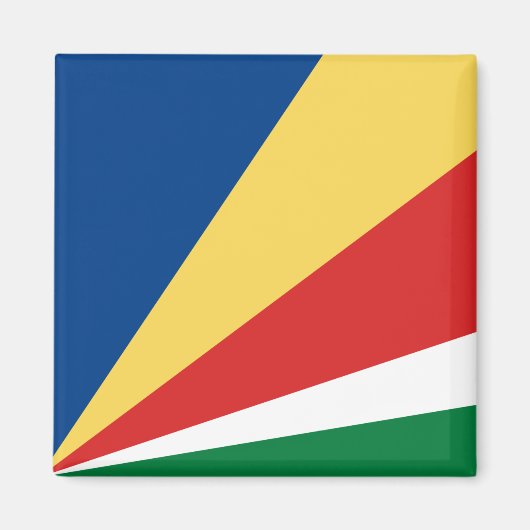 Aimant Drapeau des Seychelles (Devant)