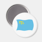 Aimant Drapeau des Tatars de Crimée (Recto/Verso)
