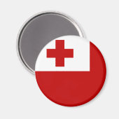 Aimant Drapeau des Tonga (Recto/Verso)