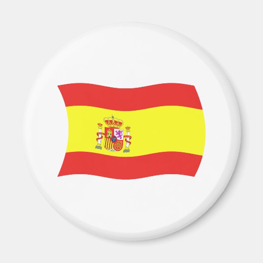 Aimant drapeau d'Espagne (Devant)