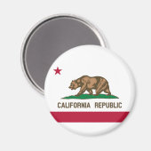 Aimant Drapeau d'État de Californie (Recto/Verso)