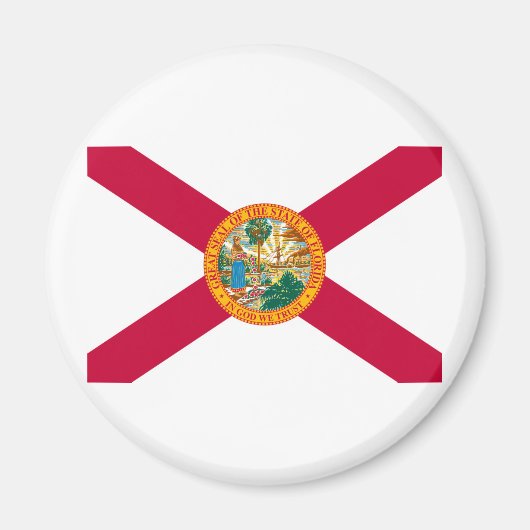 Aimant Drapeau d'État de Floride (Devant)