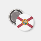 Aimant Drapeau d'État de Floride États-Unis (Recto/Verso)