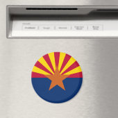 Aimant Drapeau d'État de l'Arizona (In Situ (Lave-vaisselle))
