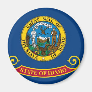 Aimant Drapeau d'état de l'Idaho