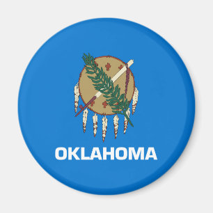 Aimant Drapeau d'État de l'Oklahoma