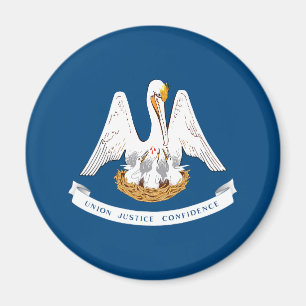 Aimant Drapeau d'État de Louisiane