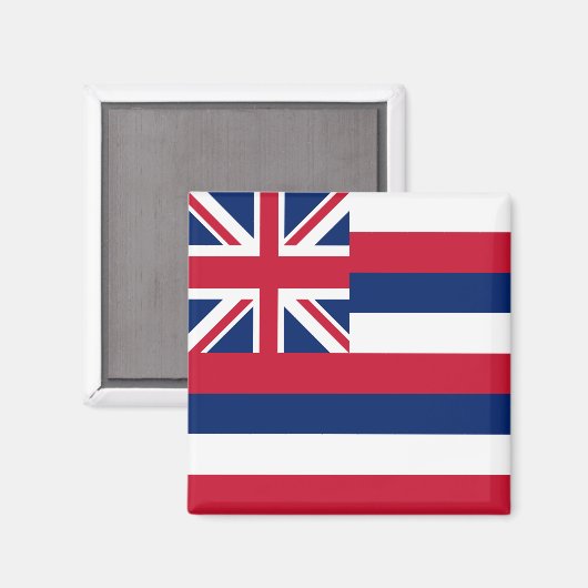 Aimant Drapeau d'État d'Hawaii (Recto/Verso)