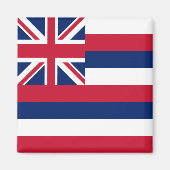 Aimant Drapeau d'État d'Hawaii (Devant)