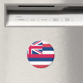 Aimant Drapeau d'État d'Hawaii (In Situ (Lave-vaisselle))