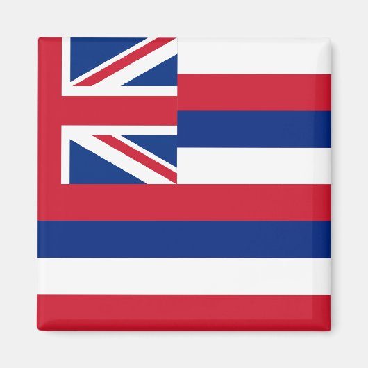 Aimant Drapeau d'État d'Hawaii (Devant)