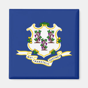 Aimant Drapeau d'État du Connecticut