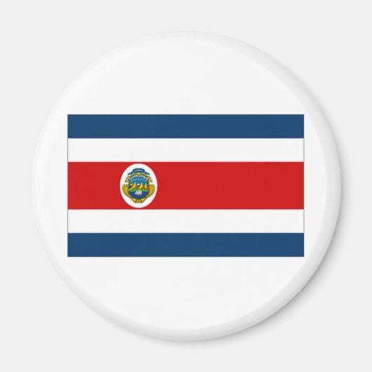 Aimant Drapeau d'État du Costa Rica (Devant)