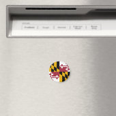 Aimant Drapeau d'état du Maryland USA (In Situ (Lave-vaisselle))