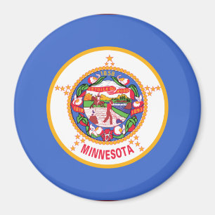Aimant Drapeau d'État du Minnesota